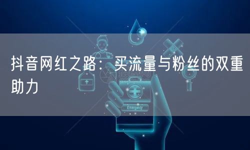 抖音网红之路：买流量与粉丝的双重助力