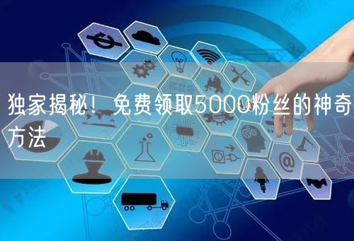 独家揭秘！免费领取5000粉丝的神奇方法