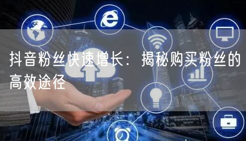 抖音粉丝快速增长：揭秘购买粉丝的高效途径