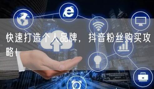 快速打造个人品牌，抖音粉丝购买攻略！