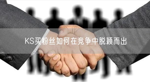 KS买粉丝如何在竞争中脱颖而出
