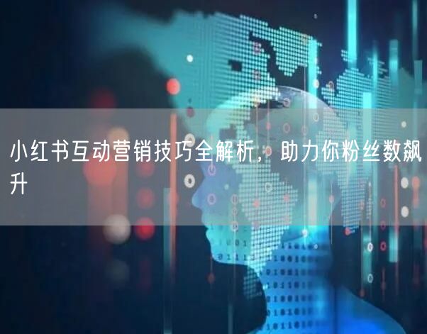 小红书互动营销技巧全解析，助力你粉丝数飙