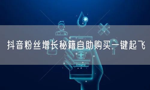 抖音粉丝增长秘籍自助购买一键起飞