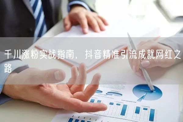 千川涨粉实战指南，抖音精准引流成就网红之