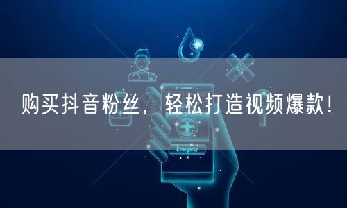 购买抖音粉丝,轻松打造视频爆款!