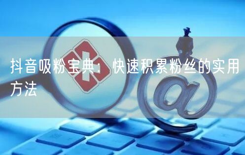 抖音吸粉宝典：快速积累粉丝的实用方法