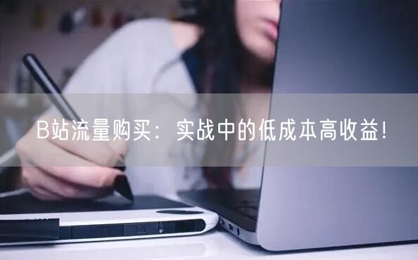 B站流量购买：实战中的低成本高收益！