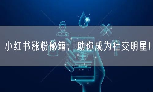小红书涨粉秘籍，助你成为社交明星！