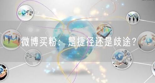 微博买粉:是捷径还是歧途?