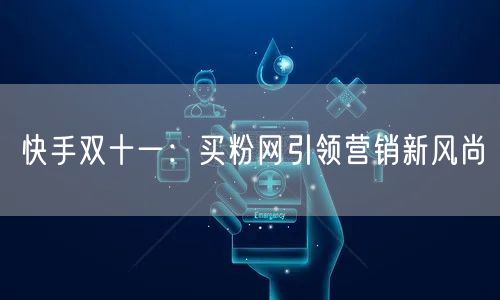 快手双十一：买粉网引领营销新风尚