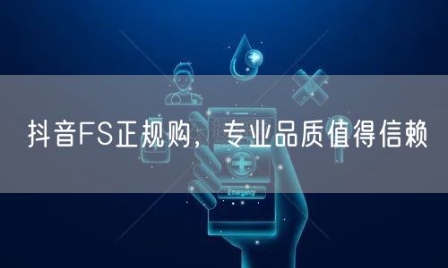 抖音FS正规购，专业品质值得信赖