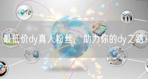 最低价dy真人粉丝，助力你的dy之路！