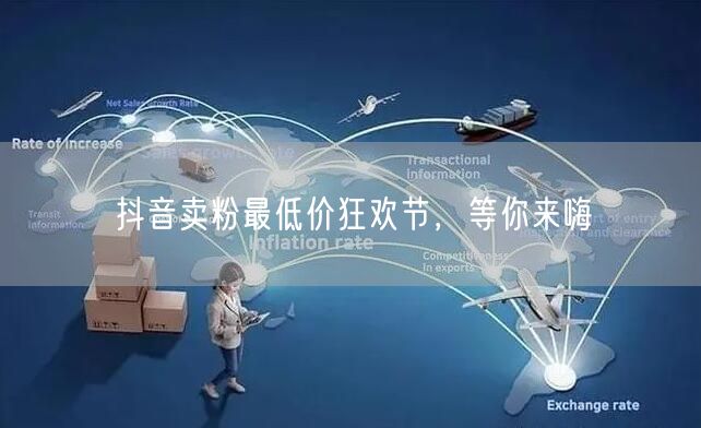 抖音卖粉最低价狂欢节，等你来嗨