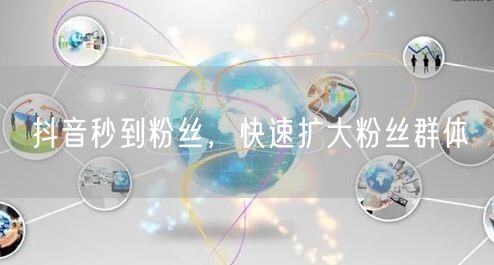 抖音秒到粉丝，快速扩大粉丝群体